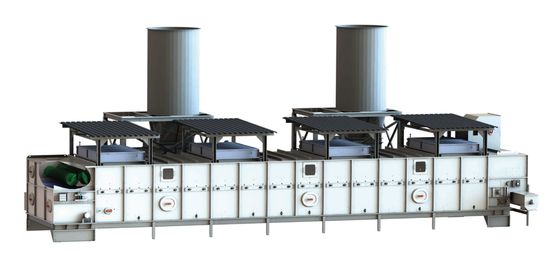 Efficient Low Emission Particle Board PB OSB Low Temperature Belt Type Dryer