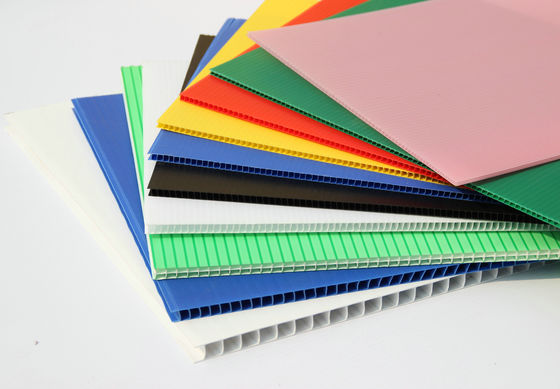 Weiße gewölbte hohle Plastikstärke pp. Brett-10MM